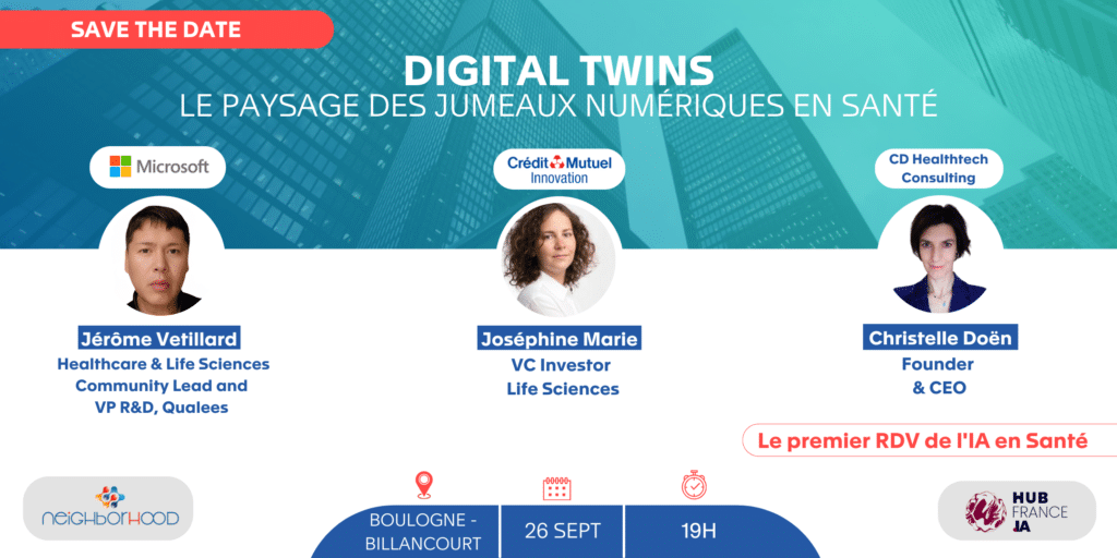 Post thumbnail Afterwork with the Hub France IA: The Landscape of Digital Twins in Health Tech